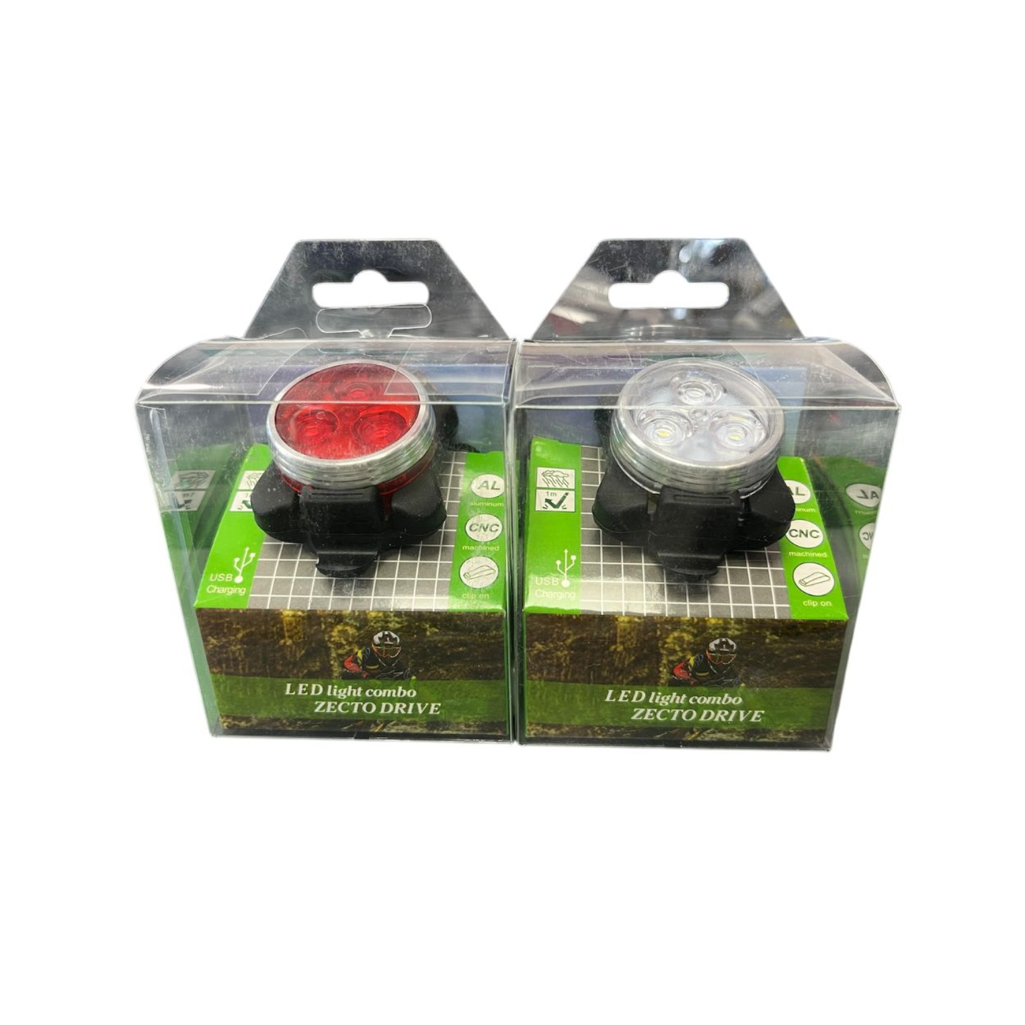 Luz Para Bicicleta Delantera Y Trasera Recargables Set X 2 Z