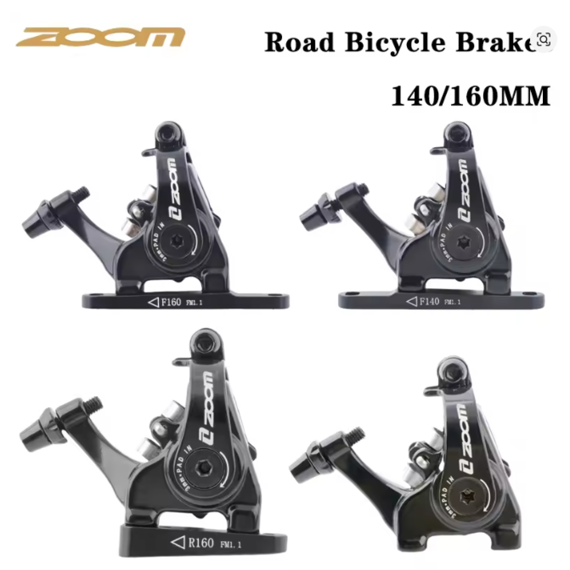Frenos De Disco Mecanico Bicicleta Ruta Caliper Mordaza